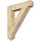 Ekena Millwork Traditional Arts & Crafts Rough Sawn Bracket, Douglas Fir, 6"W x 34"D x 38"H BKT06X34X38TRA03RDF - alternate 1